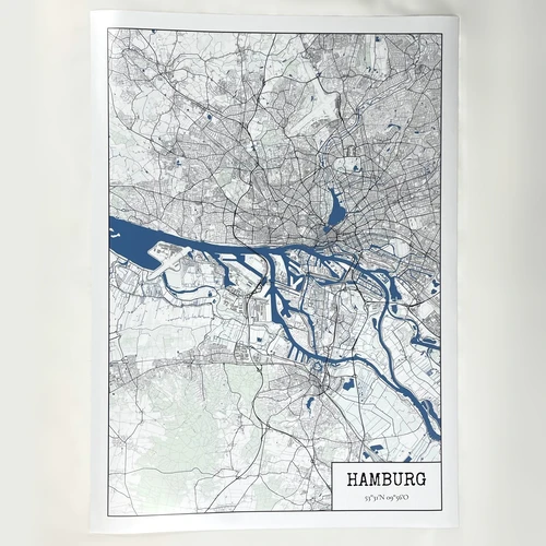 Koordinatenposter: Wand